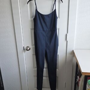 Pac 1980 Navy Blue Women's Workout Jumpsuit Medium G198